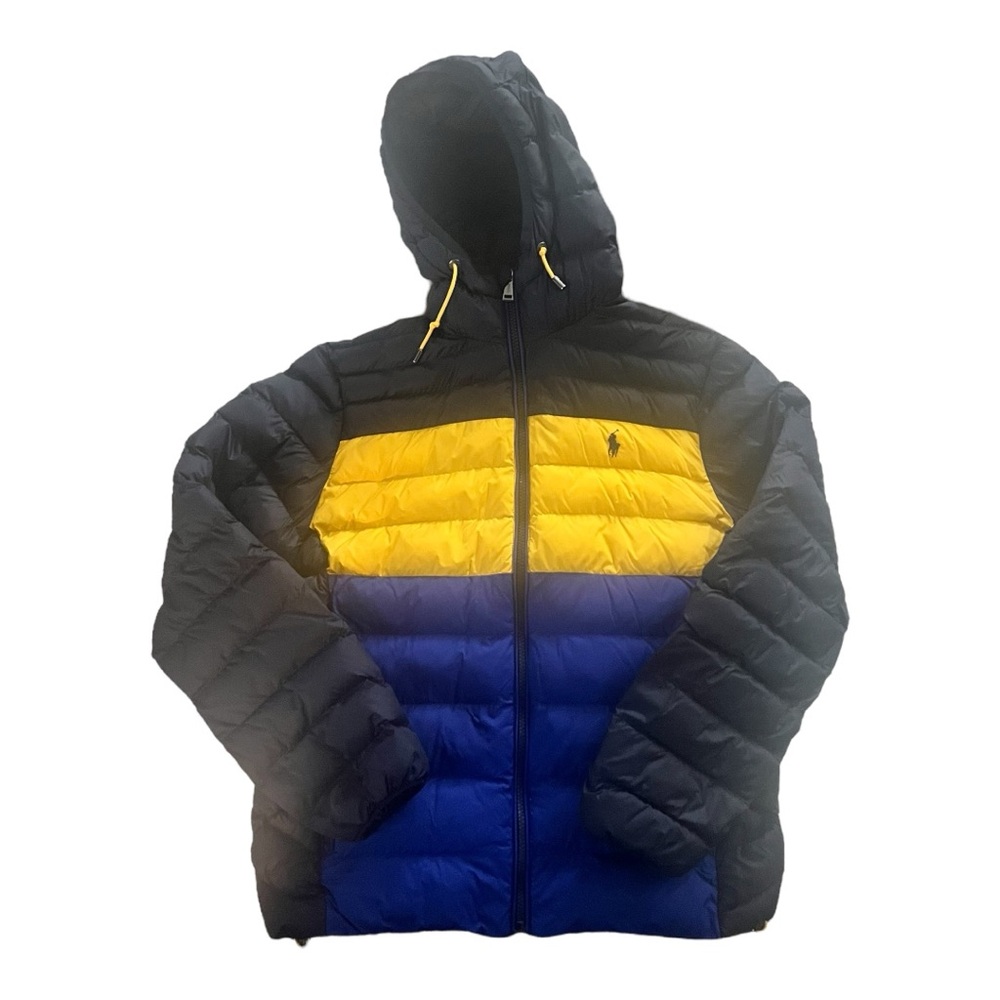 Polo Ralph Lauren Color-Block Packable Performance Water Repel Puffer Jacket